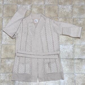 Effeci Cream Knit Sweater Size S